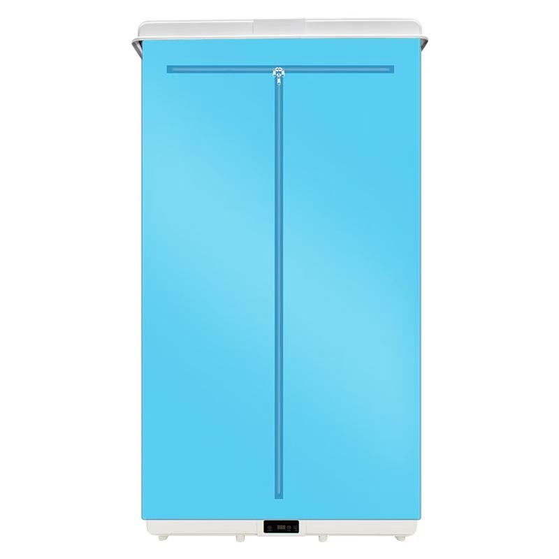 Foldable Cabinet Clothes Dryer–1500W, 30-300min Timer,UV Sterilization, Stainless