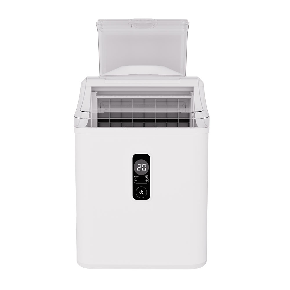 24-Piece Ice Maker – 12.5kg Daily Output, 14-Min Cycle, 1.6L Tank