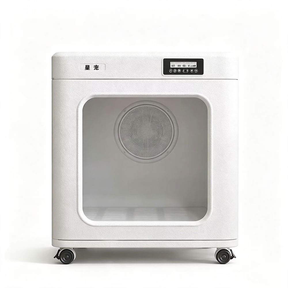 200L Large Pet Dryer – Fits 70lb Dogs, 15 Outlets, 360° Airflow