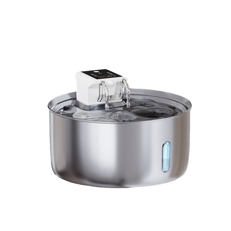 7L Wireless Pet Water Fountain – 5000mAh, 304 Stainless Steel, 3 Flow Modes